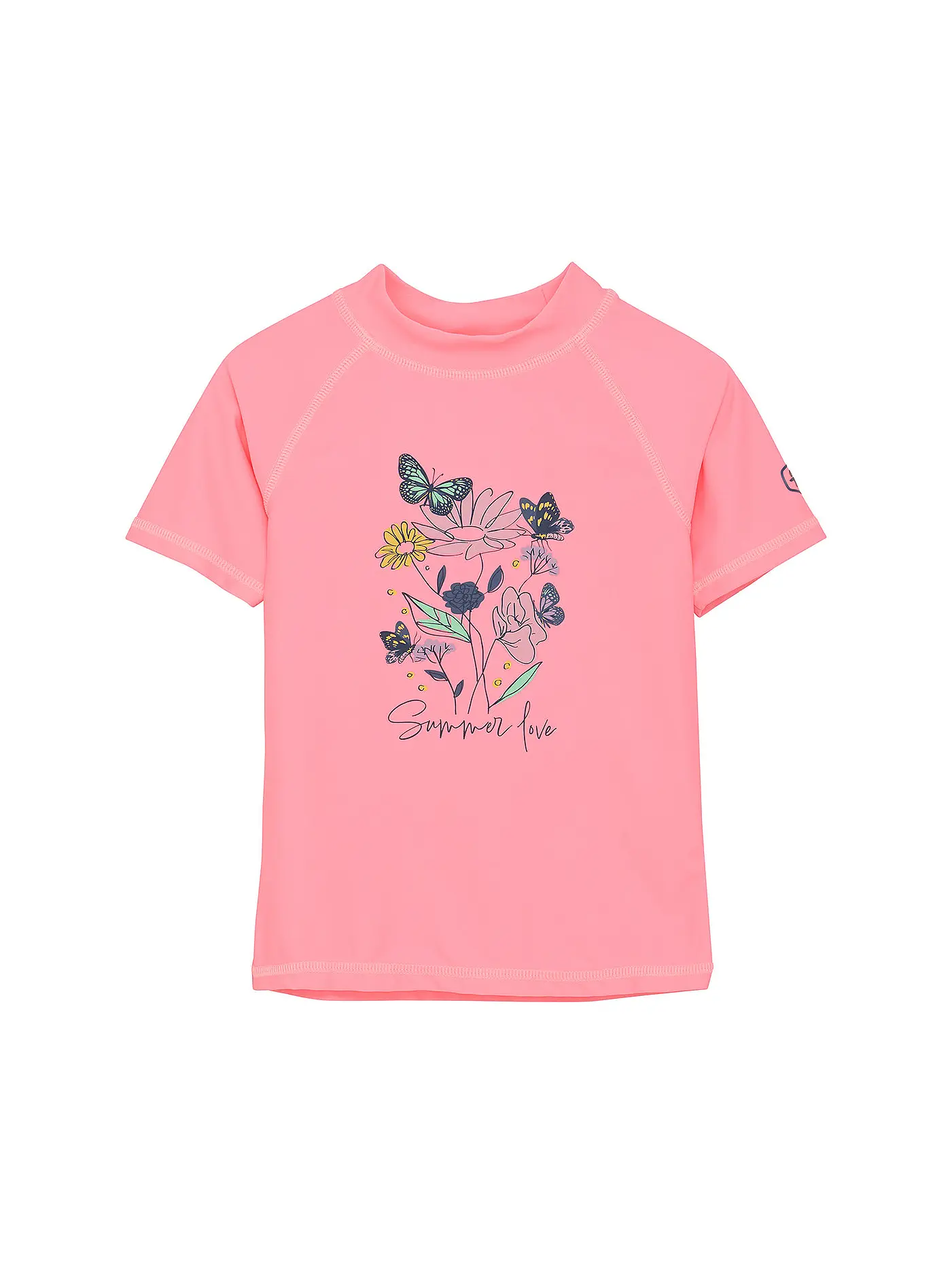 COLOR KIDS | Mädchen Beachshirt mit Print | rosa